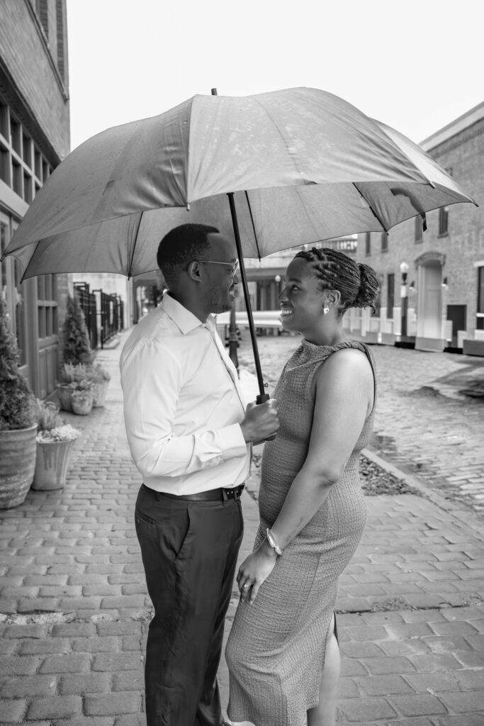 Cinematic engagement session by Lacelight Studios on Morris Ave in Birmingham, AL