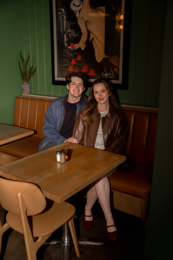 Cinematic engagement session by Lacelight Studios at Trattoria Zaza in Birmingham, AL